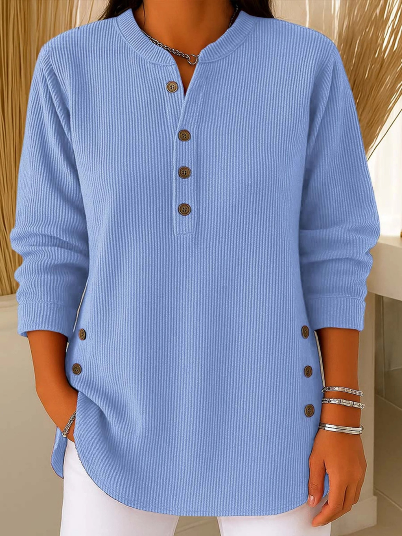 Éva | Tunique Henley Boutonnée
