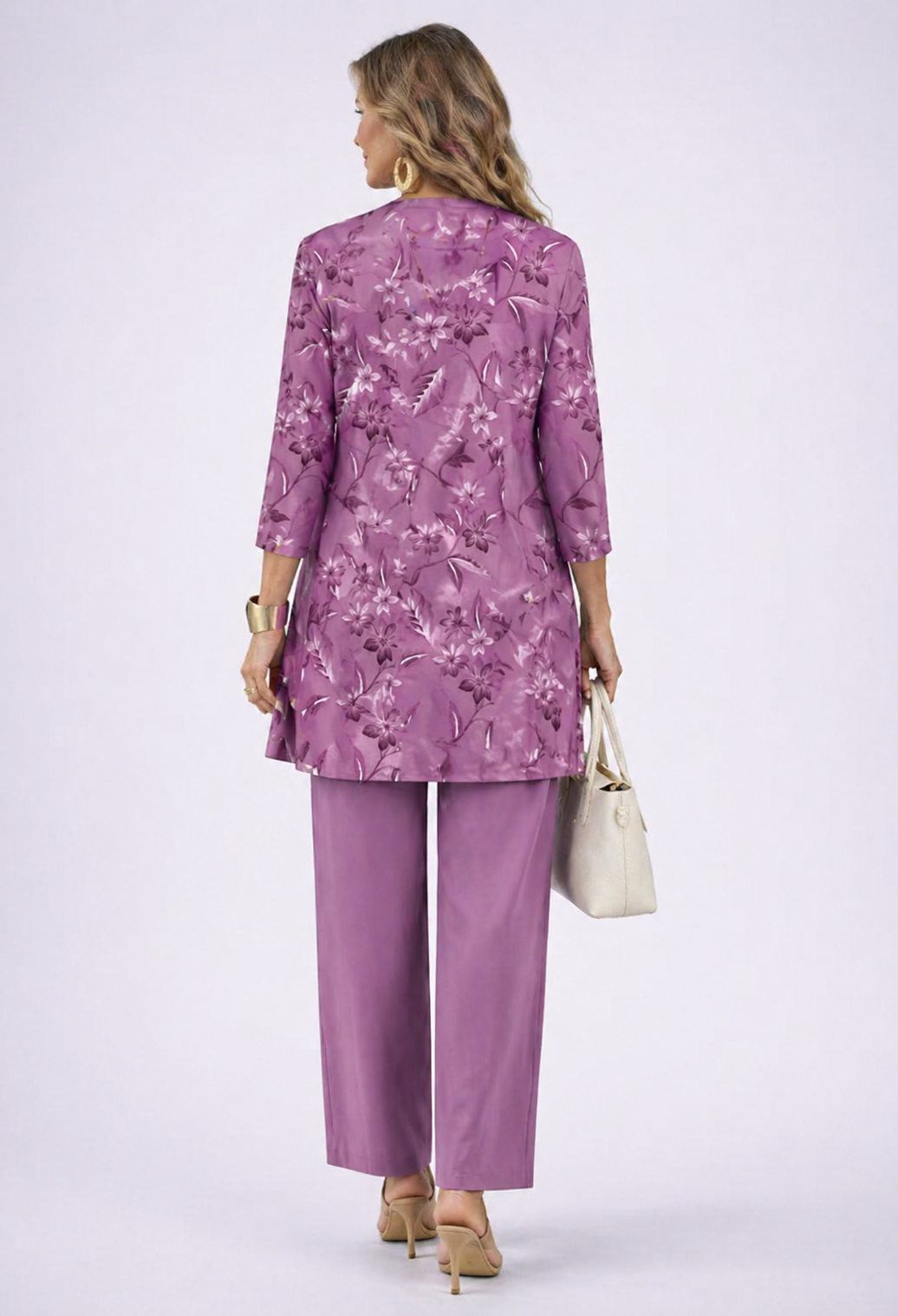 Paolina | Ensemble 3 pièces violet