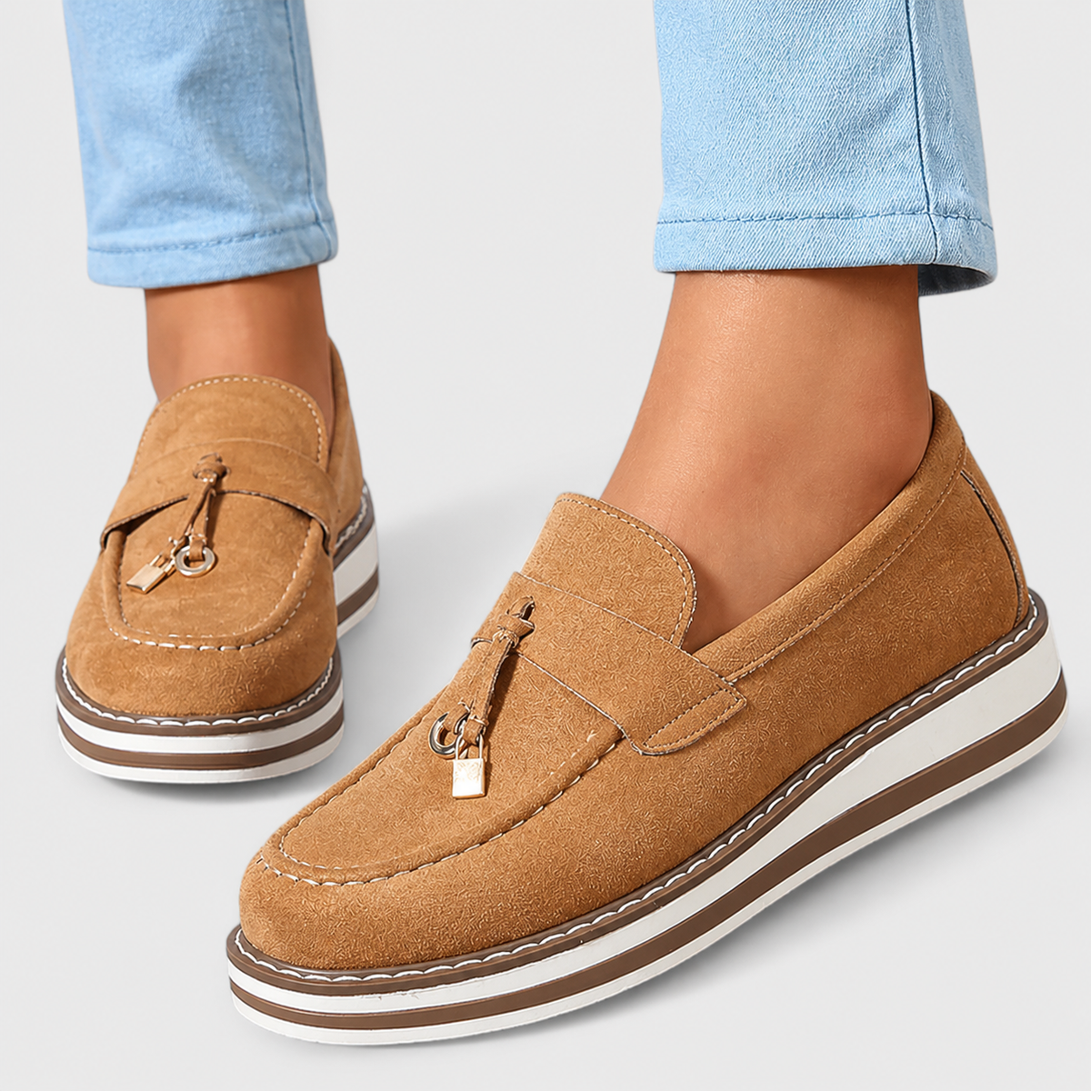 Iris | Mocassins Casual à Bout Rond
