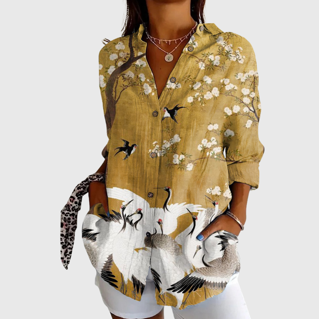 Pauline | Blouse Imprimée Légère