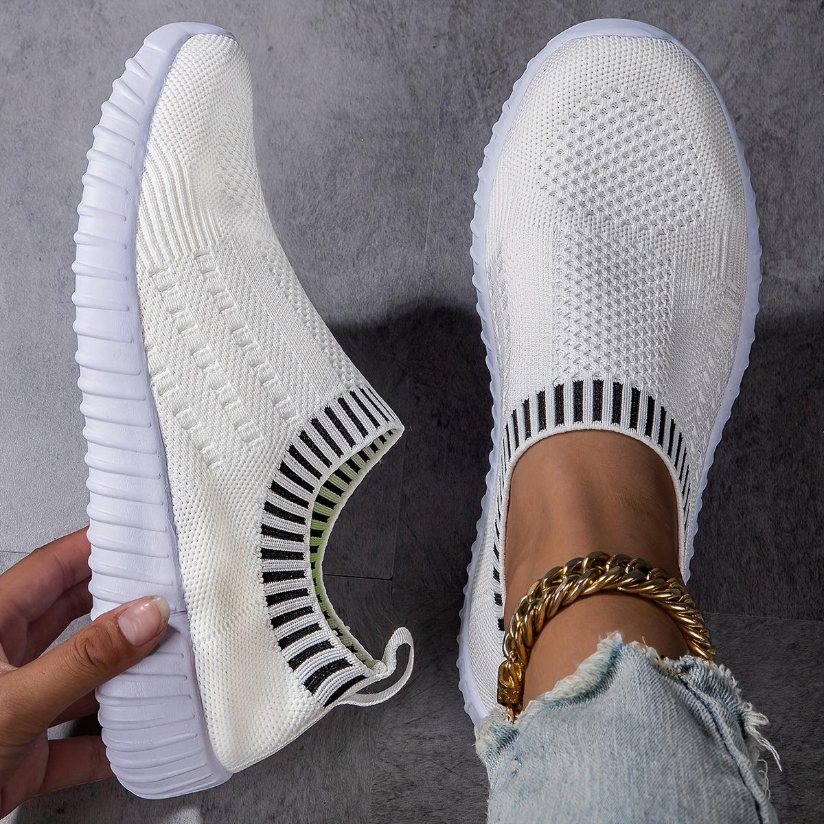 Sneakers ultra légères antidérapantes