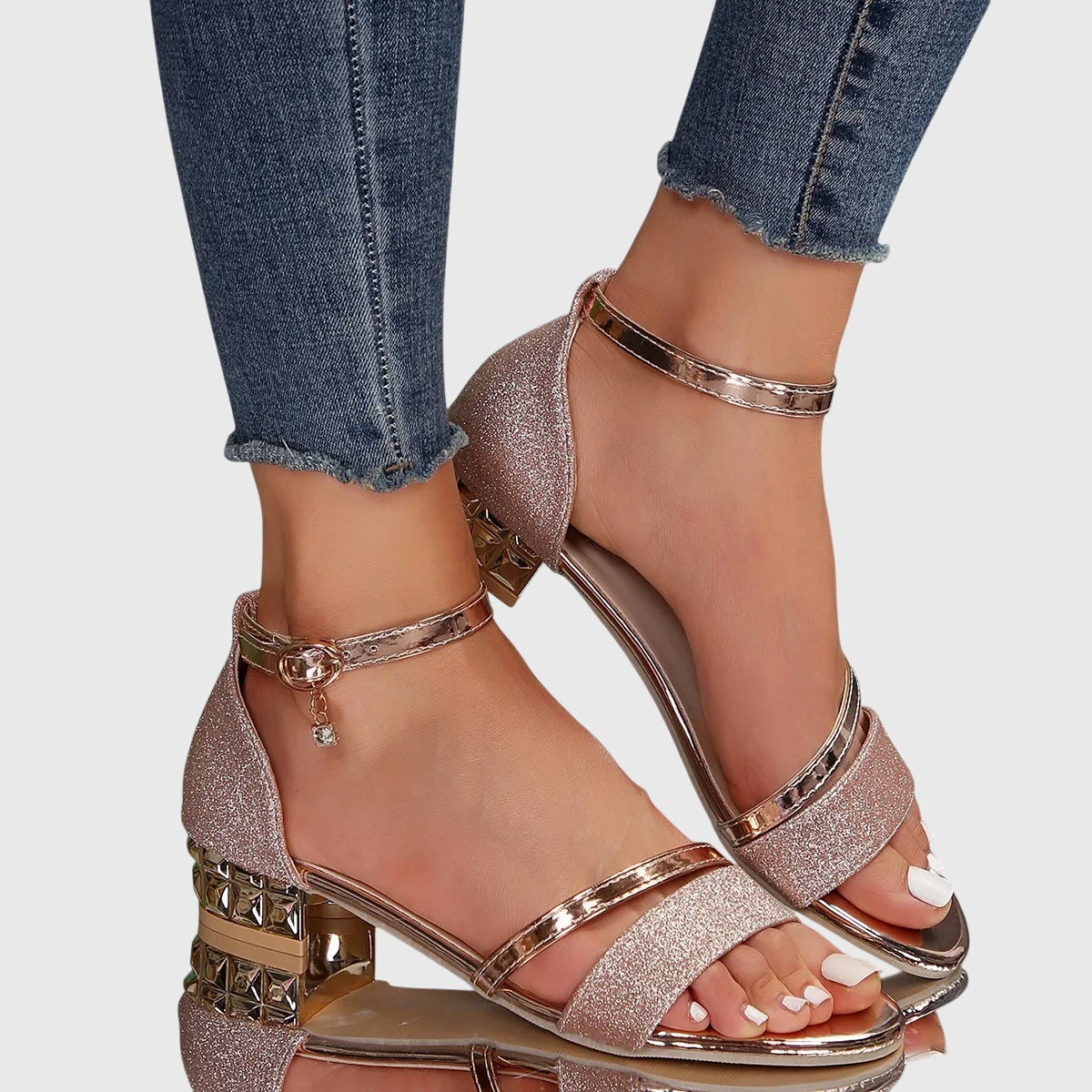 Alison | Sandales à Talon Confort