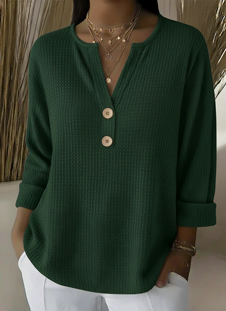 Lucinde | Haut Henley Boutonné