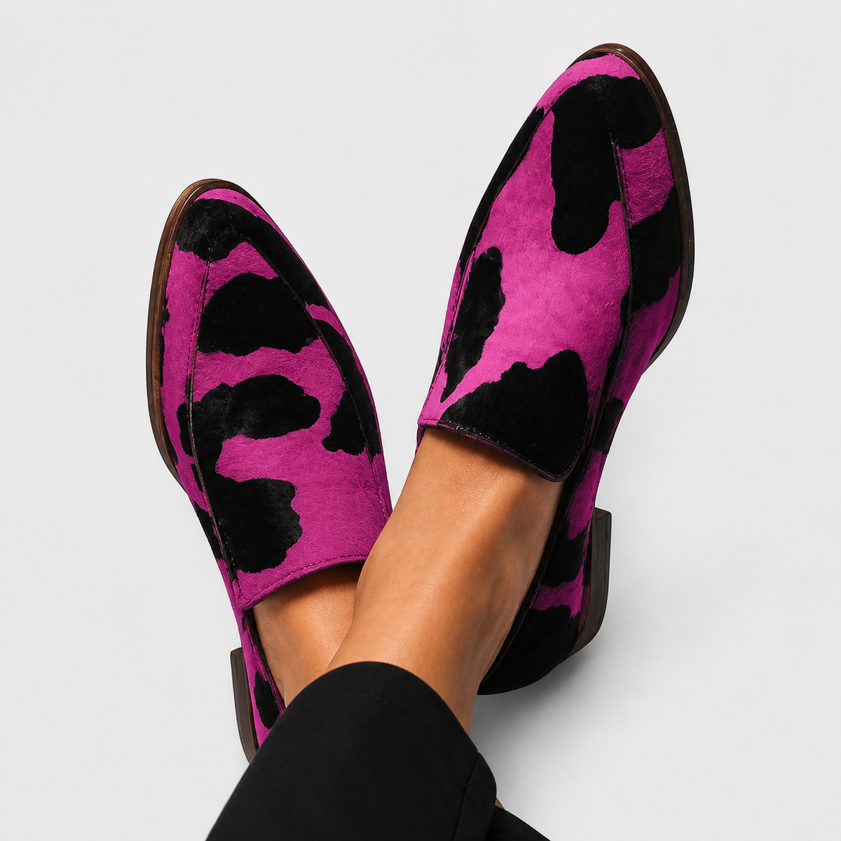 Paloma | Mocassins Imprimé Vache