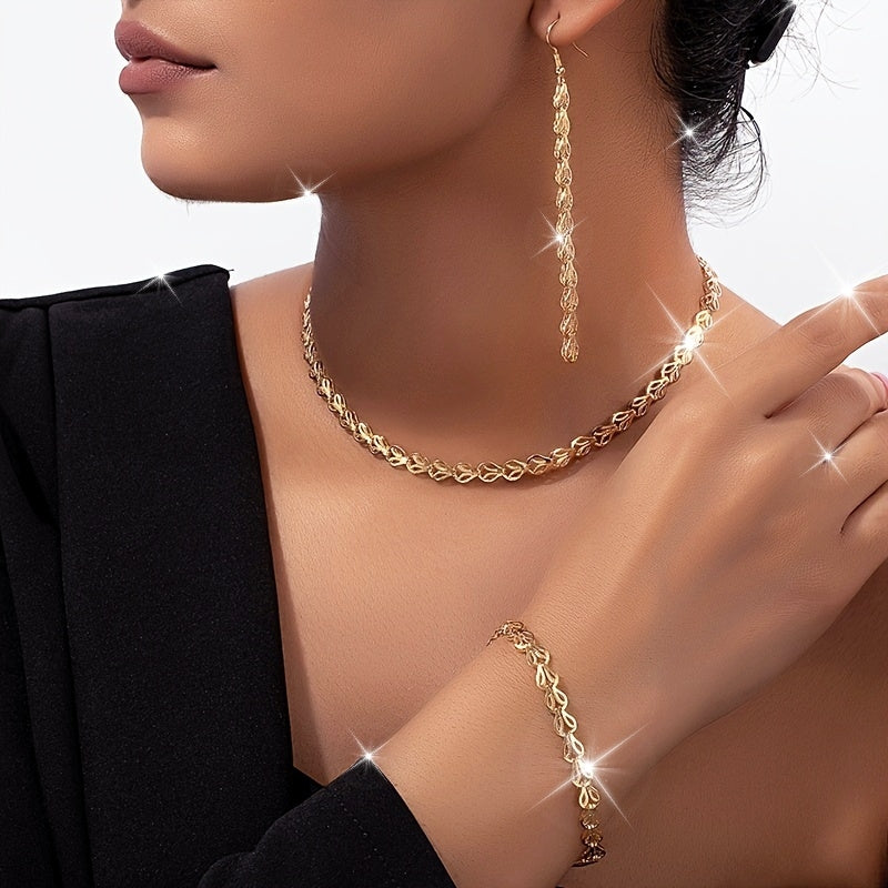 Noémie | Set Bijoux Élégant 3 Pièces