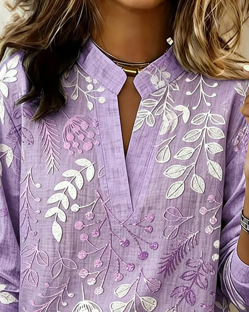 Liliane | Blouse Imprimée Botanique