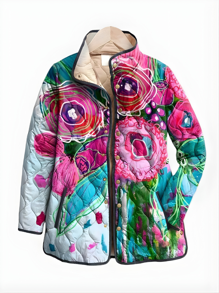 Isabelle | Veste Élégante à Motif Floral