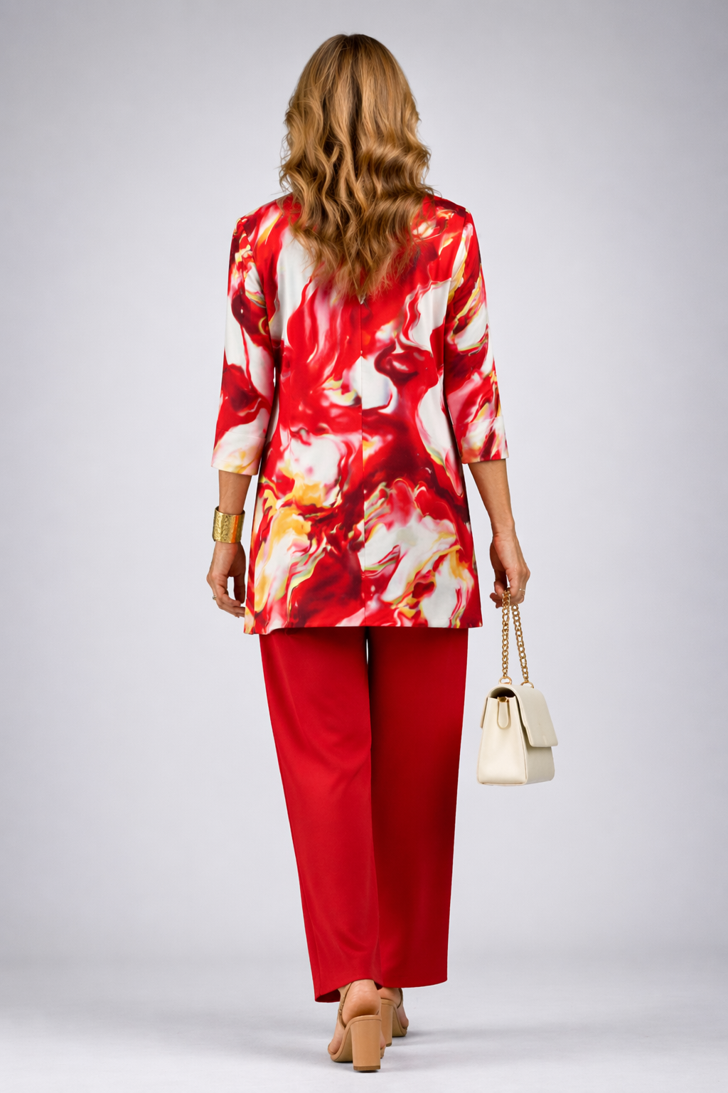 Giorgia | Ensemble 3 pièces rouge