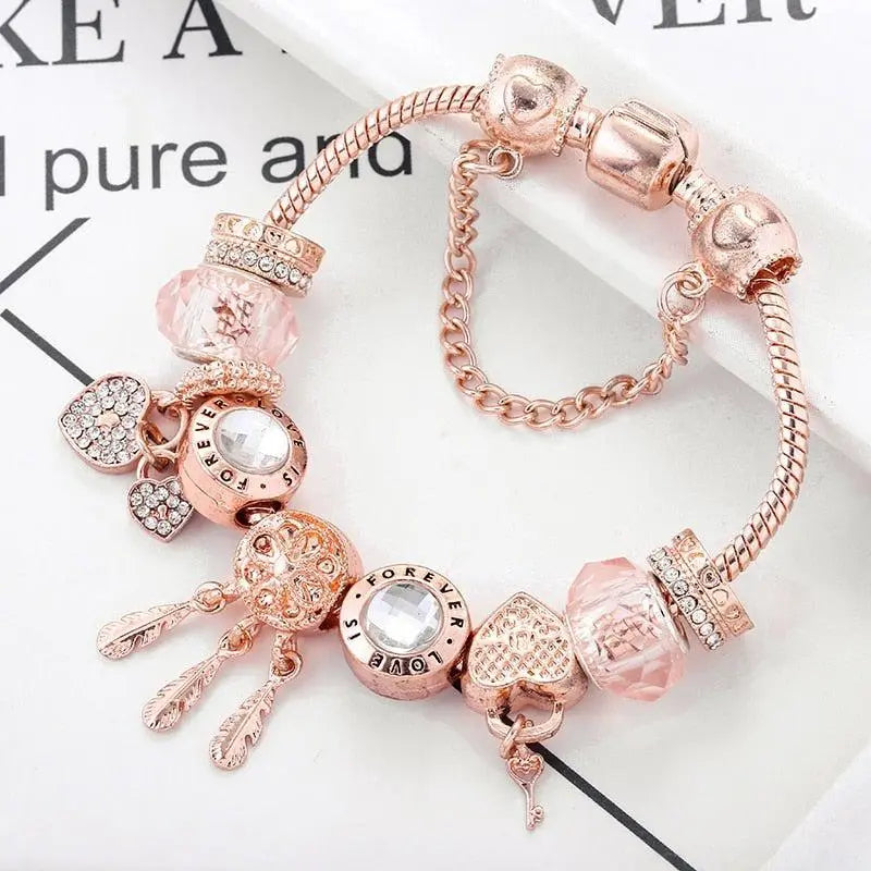 Roxane | Bracelet Breloques Attrape-Rêves en Argent Sterling