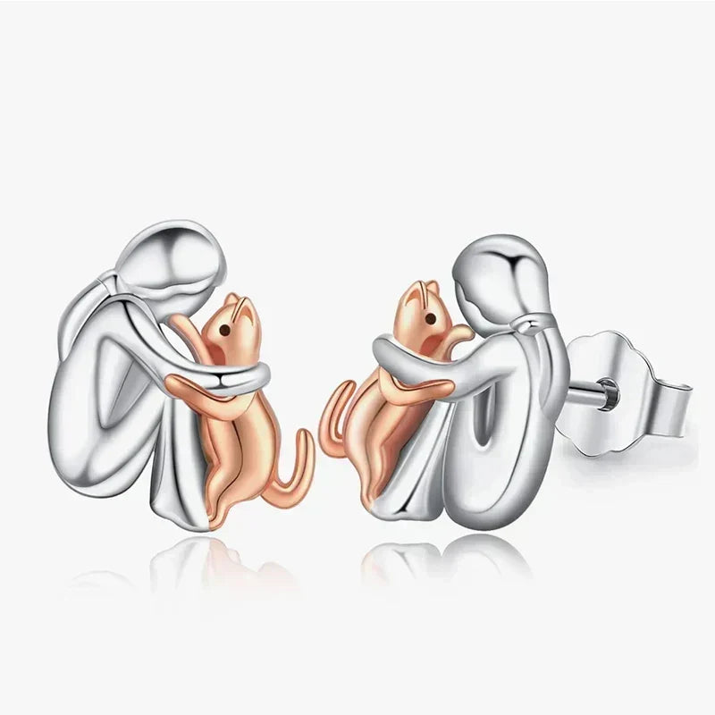 Aveline | Boucles d'Oreilles Icône Chat