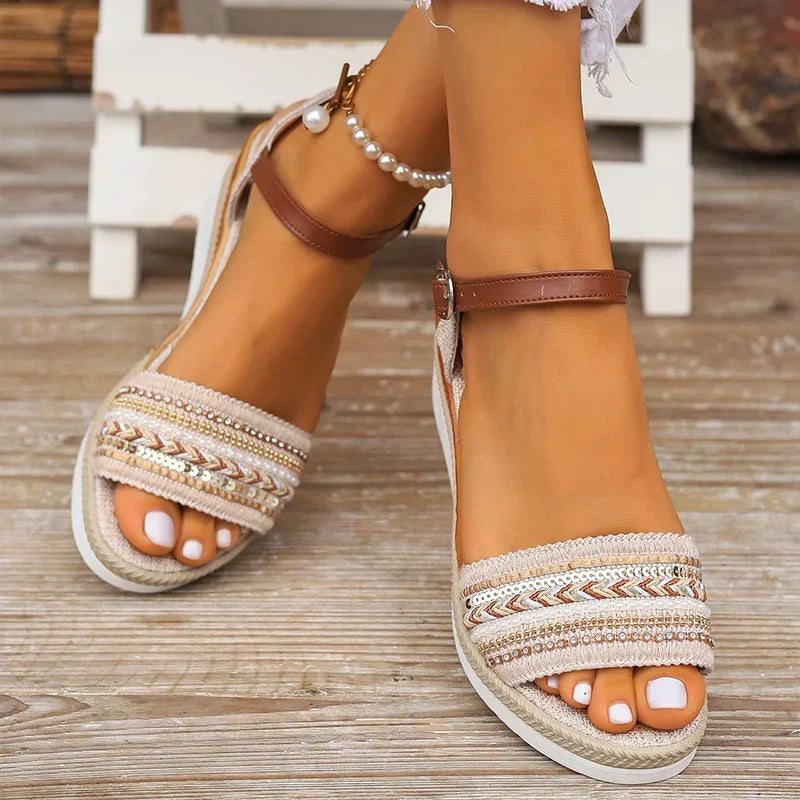 Éliane | Sandales d'Été Bohème Chic