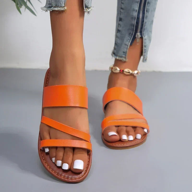 Bernadette | Sandales Plates Casual et Confortables