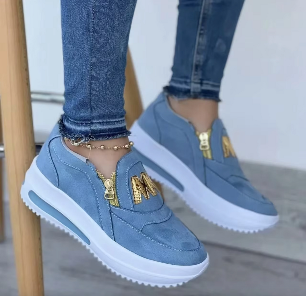 ZipStep Sneakers - pour des pas tendance et sans douleur