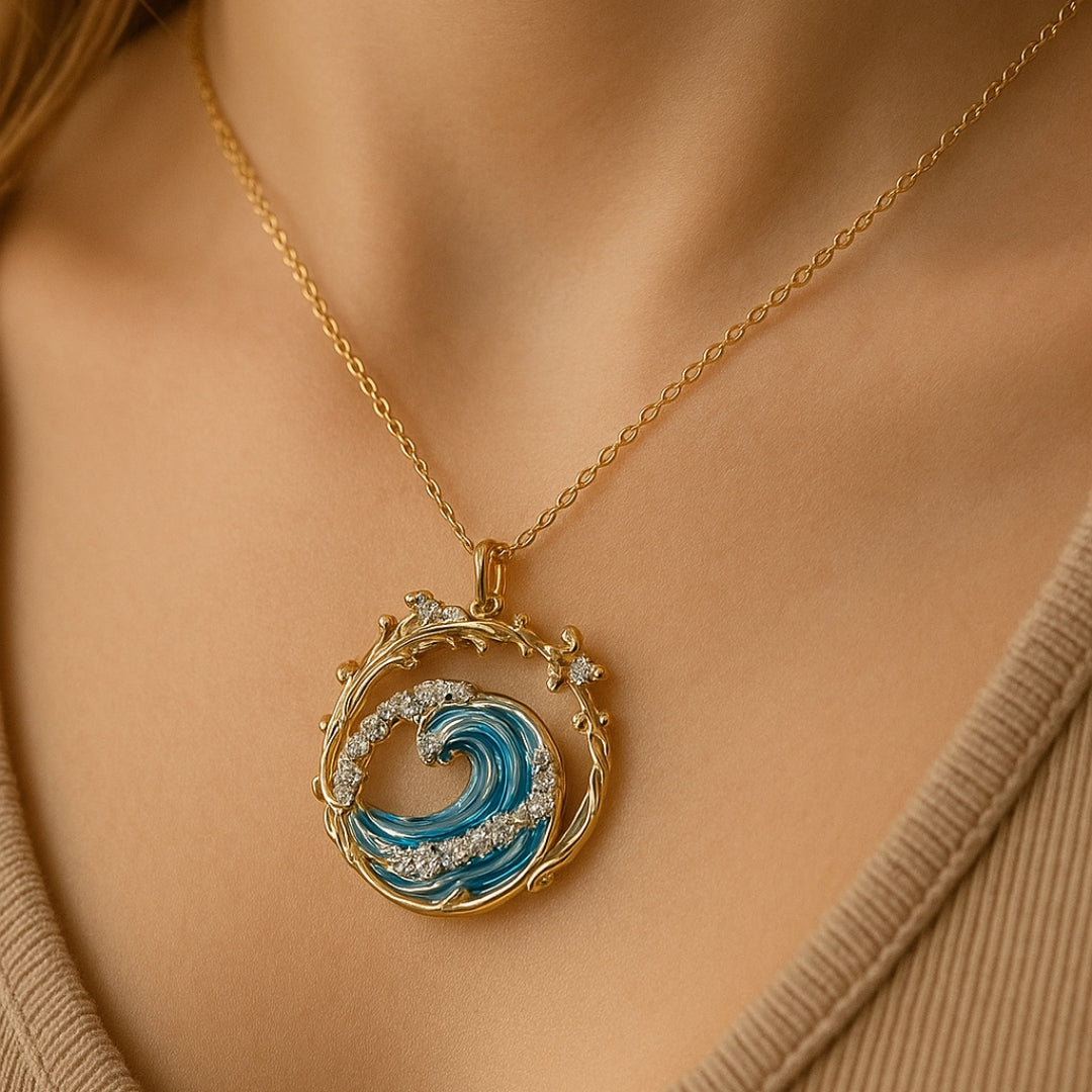 Océane | Collier Vague Éternelle