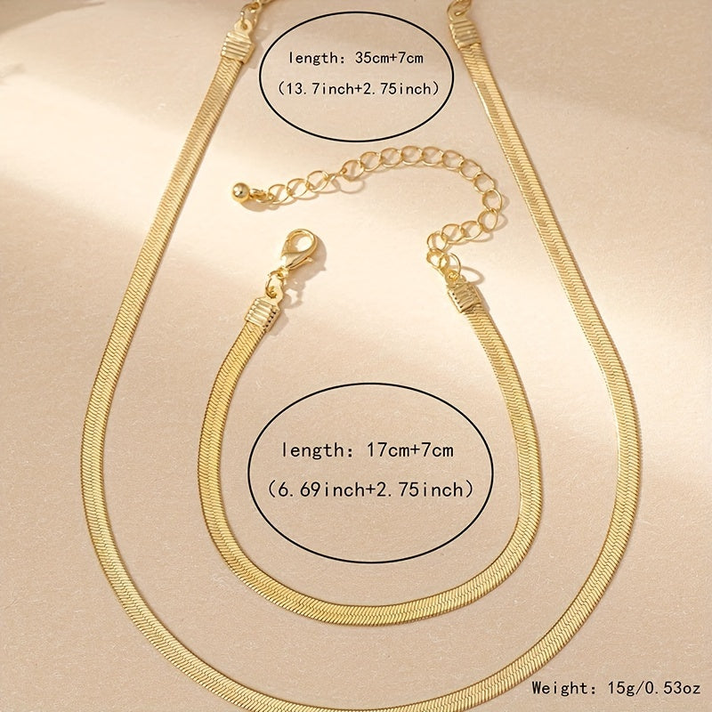 Séraphine | Set Collier Chaîne Serpent Vintage