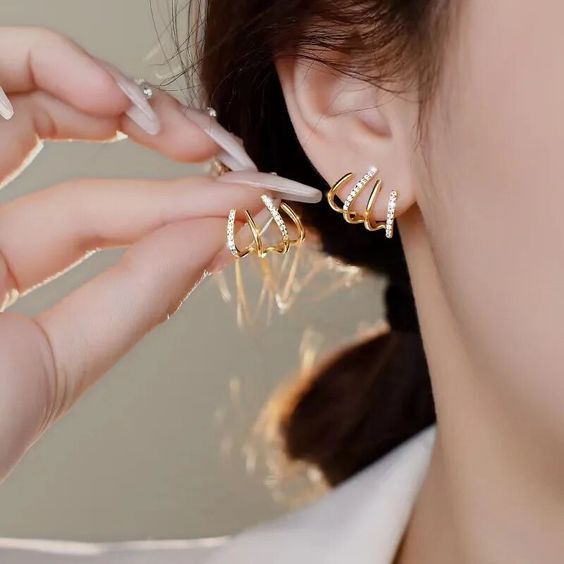 Zoé | Boucle d'Oreille Spirale