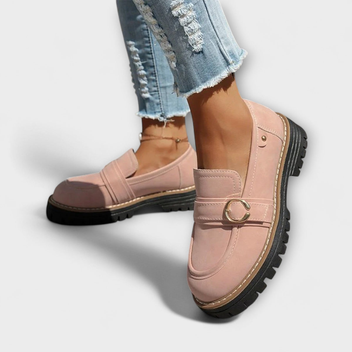 Lorette | Mocassins Casual à Bout Rond