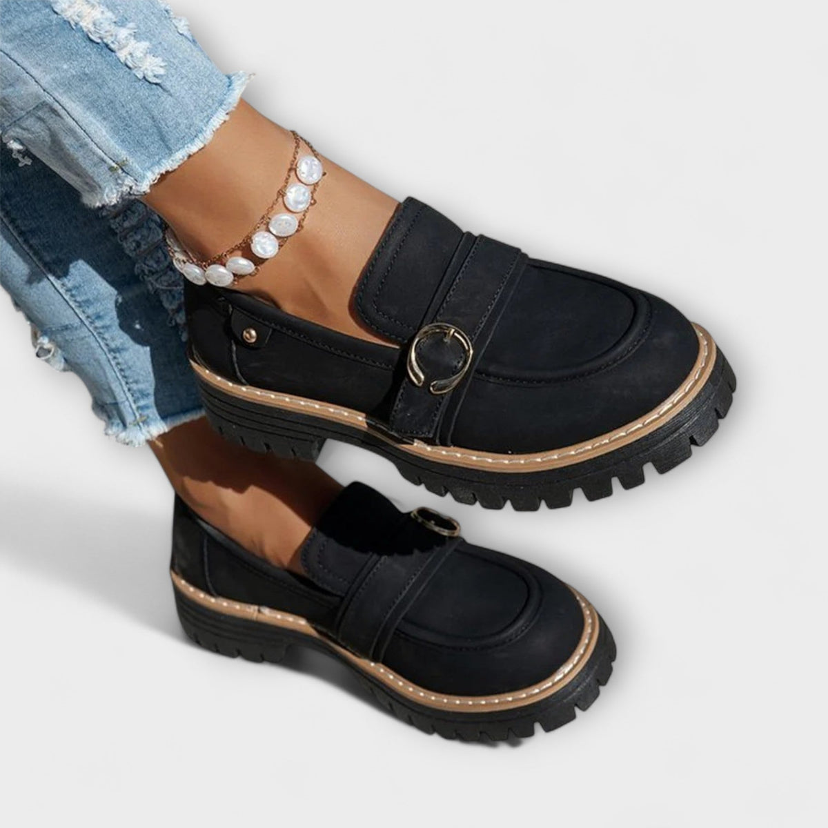 Lorette | Mocassins Casual à Bout Rond