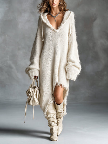 Chiara | Robe midi à capuche