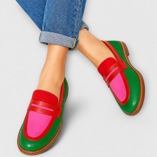 Lila | Mocassins Casual Bicolores