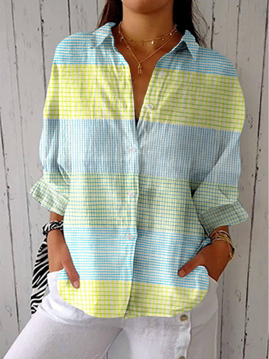 Séraphine | Blouse Grille Pastel