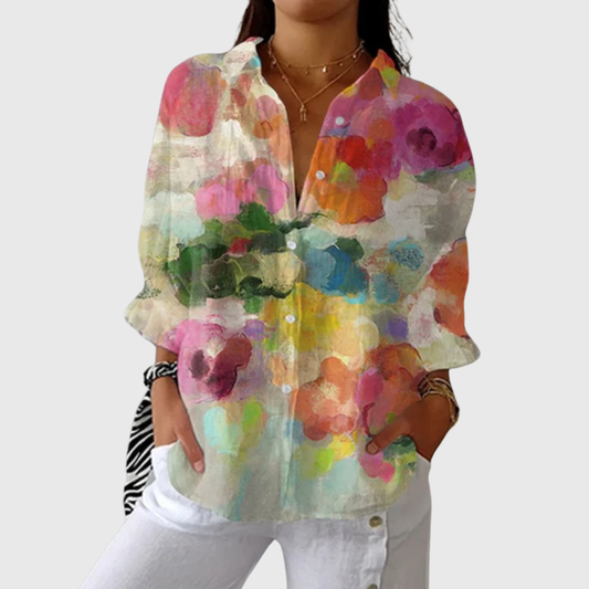 Élise | Blouse à Motifs