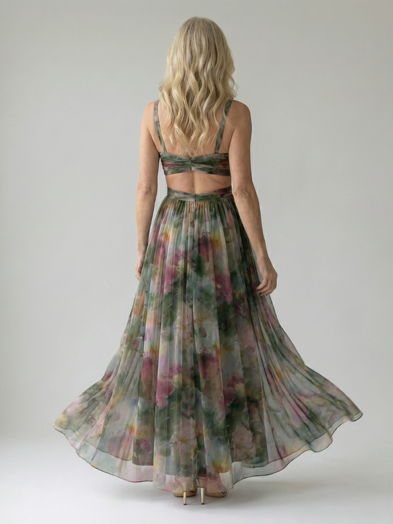 Charline | Robe Maxi Portefeuille Douce