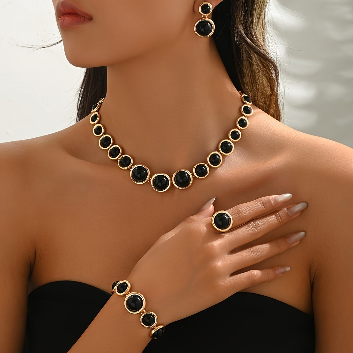 Ginette | Set Bijoux Rétro 4 Pièces