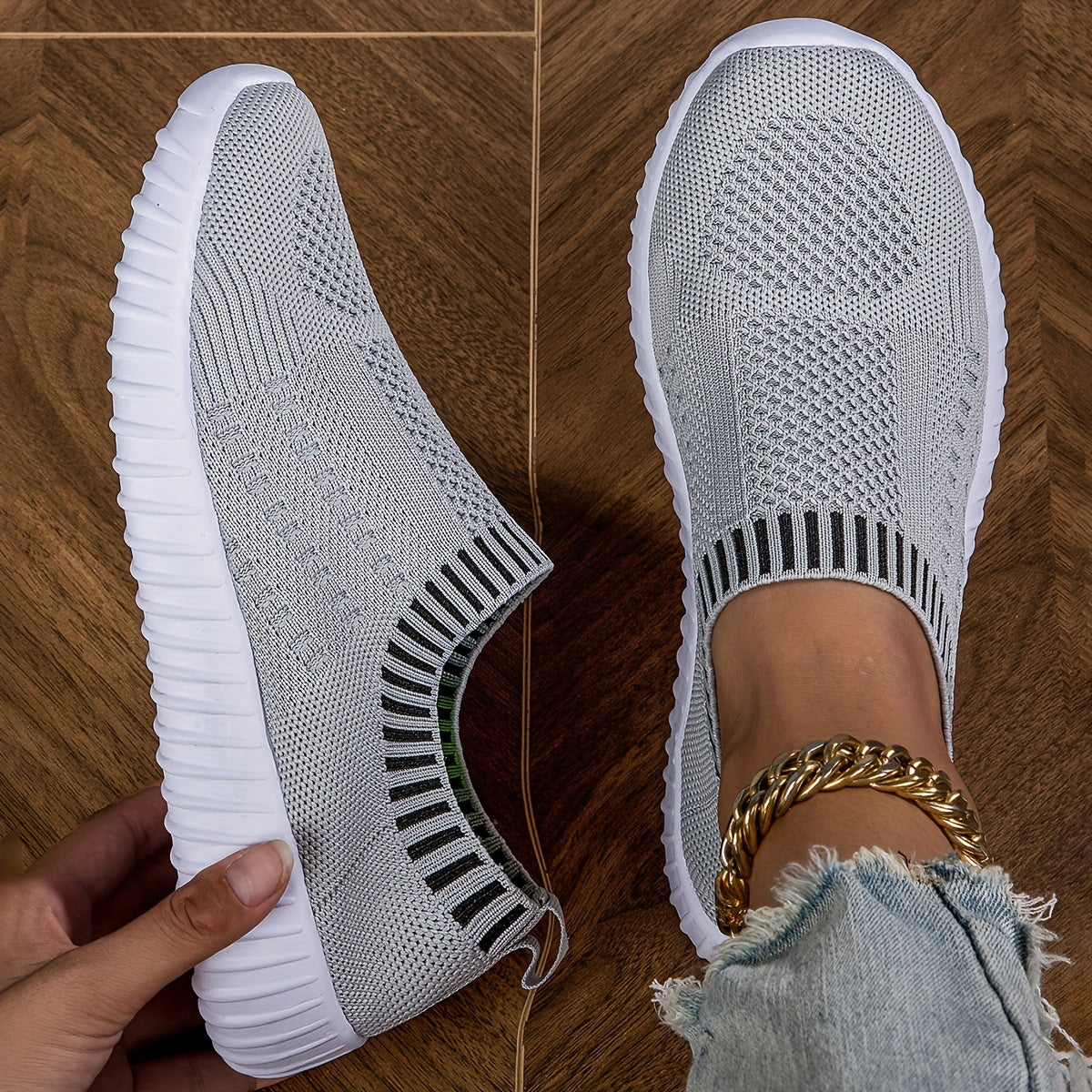 Sneakers ultra légères antidérapantes