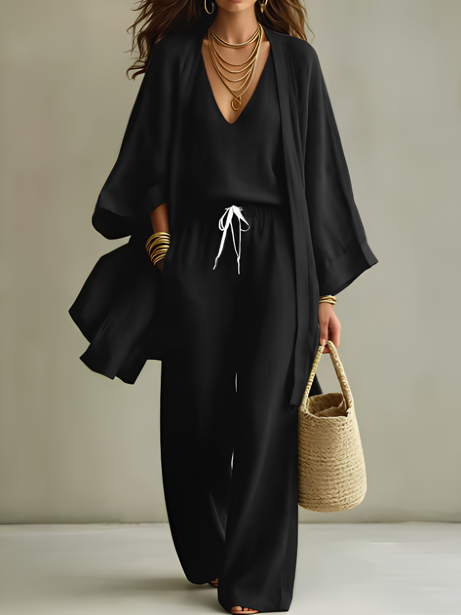 Blandine | Ensemble Homewear Trois Pièces Décontracté