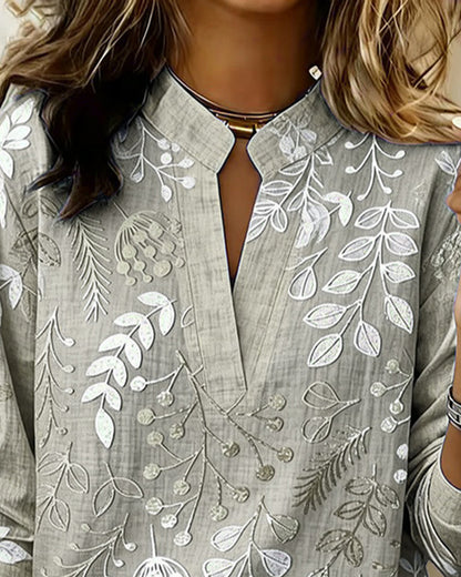 Liliane | Blouse Imprimée Botanique