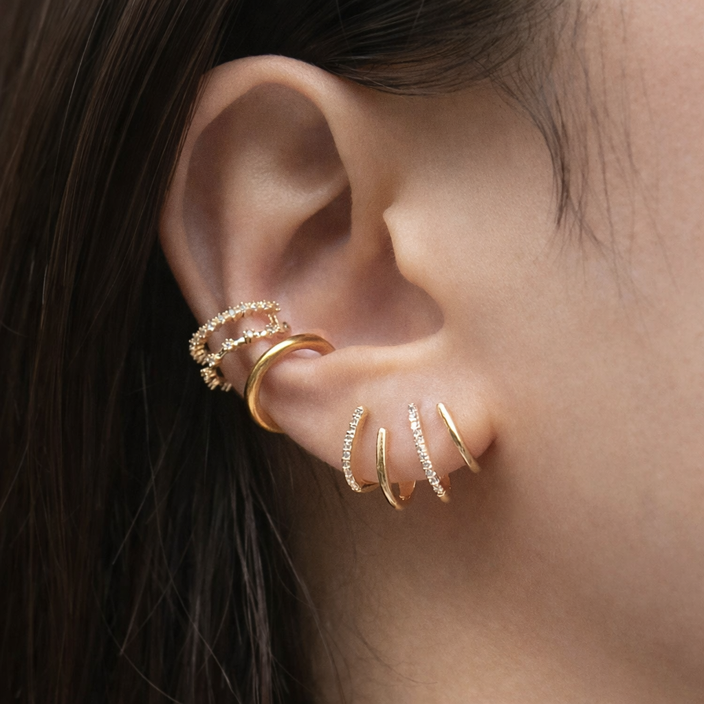 Zoé | Boucle d'Oreille Spirale