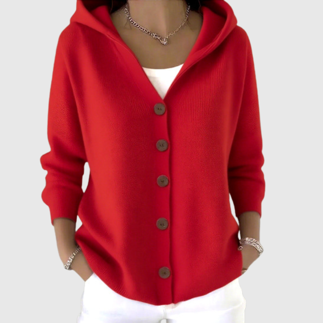 Leontine | Cardigan à Capuche