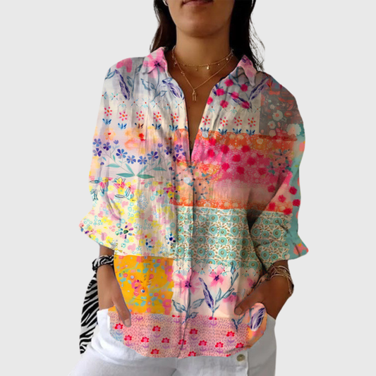 Cosette | Blouse Multicolore à Motifs