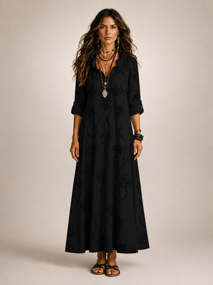 Perle | Robe d'Été Fleurie, Amincissante