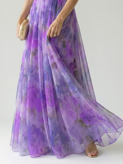Charline | Robe Maxi Portefeuille Douce