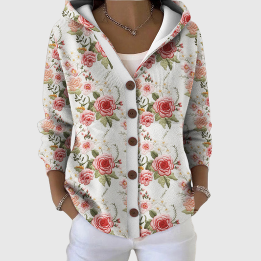 Joëlle | Cardigan à Capuche