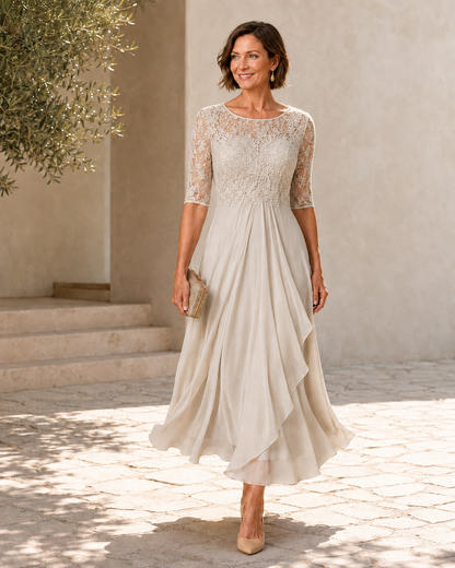 Rose | Robe Midi Flatteuse