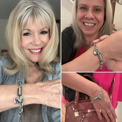 Juliette | Bracelet Chaîne Dorée Cœur