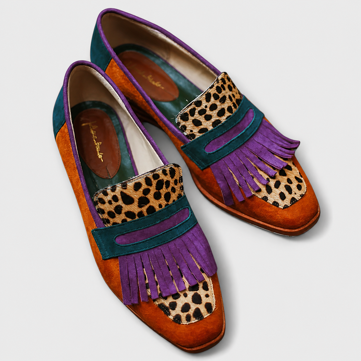 Faustine | Mocassin Marron Léopard