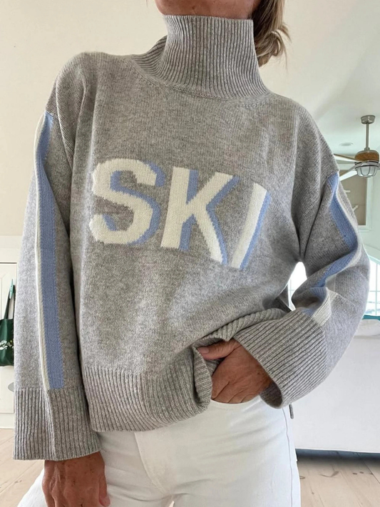 Gaëtane | Pull Col Roulé Sportif