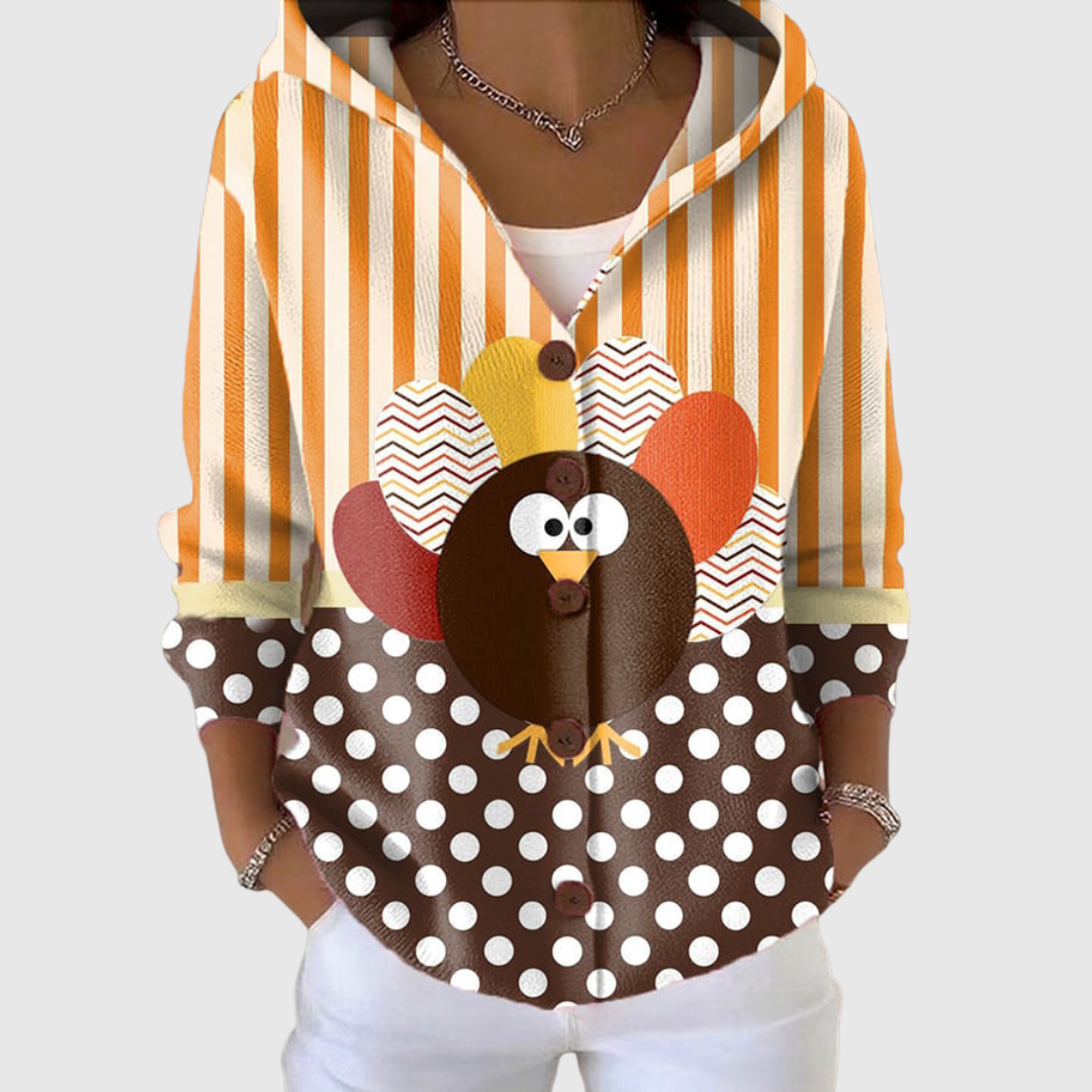 Fernande | Cardigan à Capuche