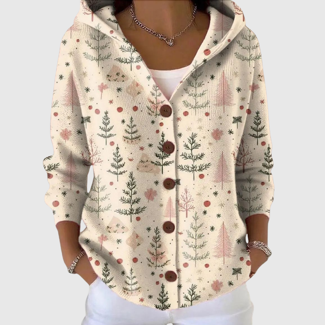 Gabrielle | Cardigan à Capuche