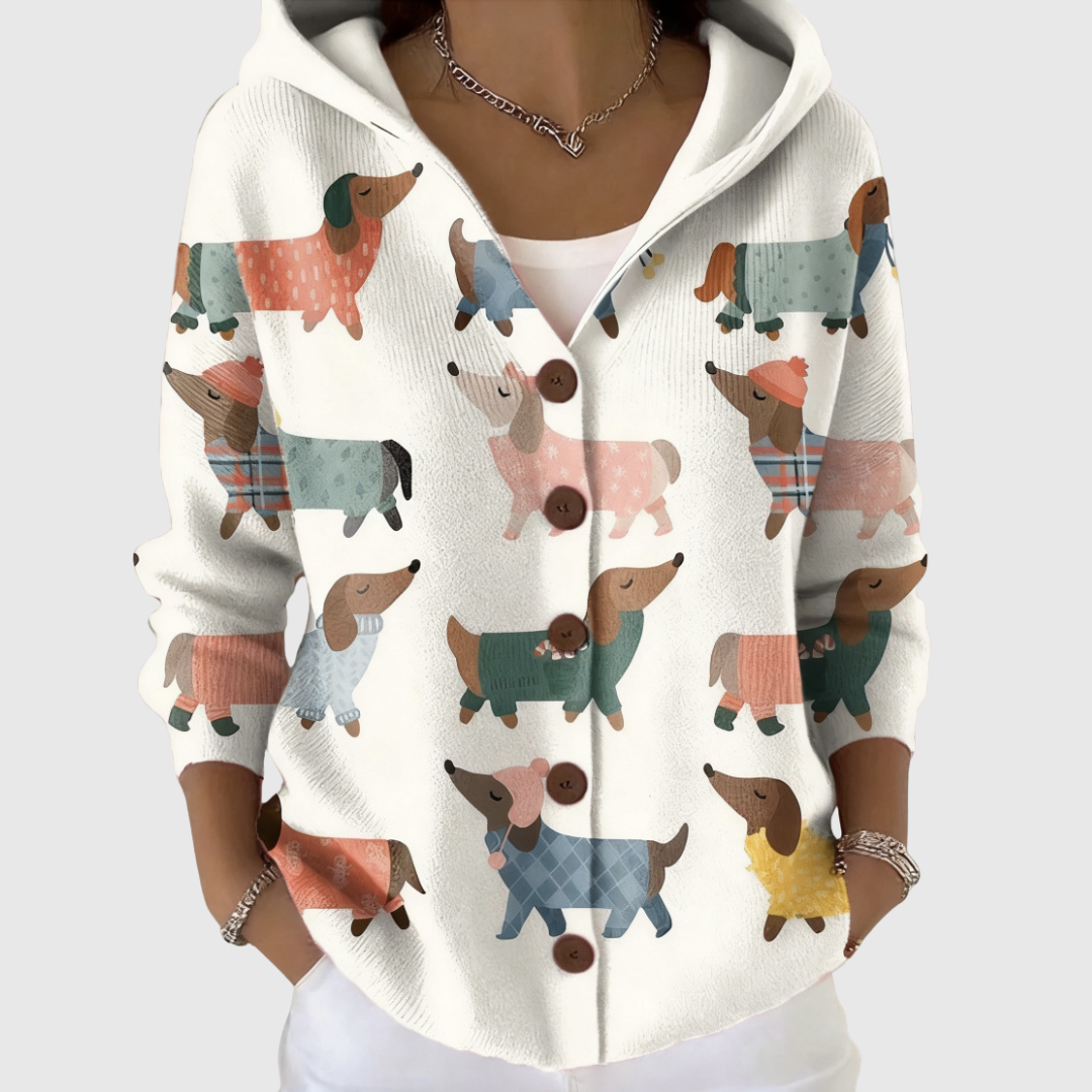 Nicole | Cardigan à Capuche