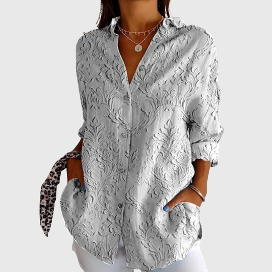 Garance | Blouse Légère à Motifs