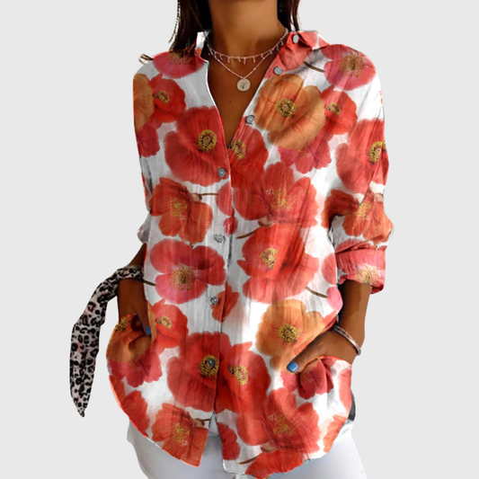 Alix | Blouse à Motifs Colorés