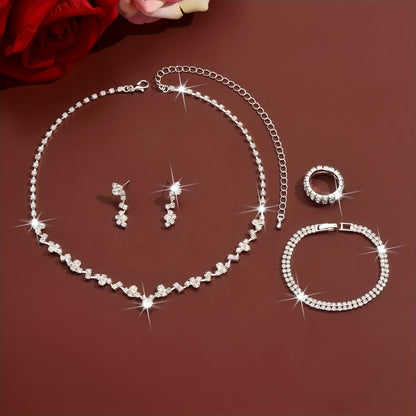 Bénédicte | Set Bijoux Élégant Léger 4 Pièces