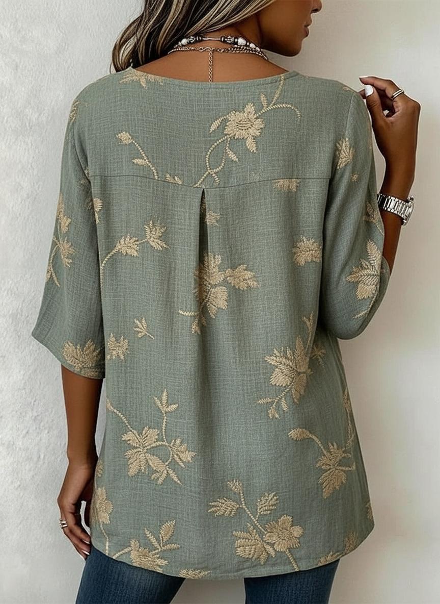 Denise | Blouse Fleurie