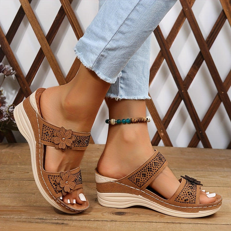Renée | Sandales Confort Compensées