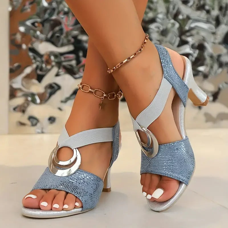 Chantal | Sandales à Talon Haut Orthopédiques
